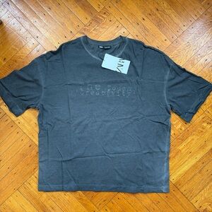 Zara Man Text Printed Faded T-shirt